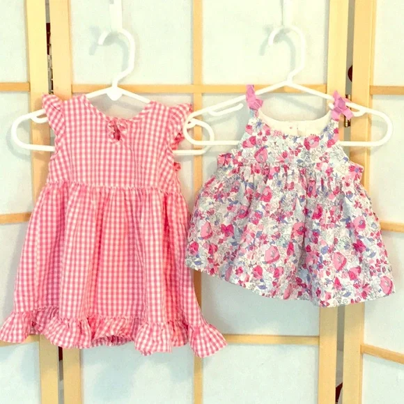 GAP | Dresses | 2 Baby Gap Infant Dresses Crisp Cotton Sleeveless Pink Blue | Poshmark GAP | Dresses | 2 Baby Gap Infant Dresses Crisp Cotton Sleeveless Pink Blue | Poshmark